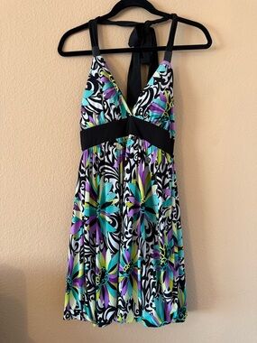 Candie's Y2K Halter Floral Mini